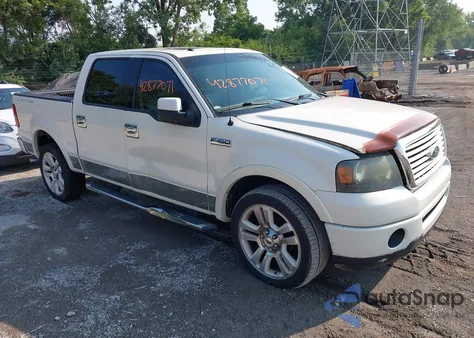 2008 Ford F-150 Limited z USA, uszkodzony, nr VIN 1FTRW14518FA81729